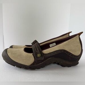 Merrell Women's plaza bandeau Tan Brown Mary Jane Shoes size 9.5